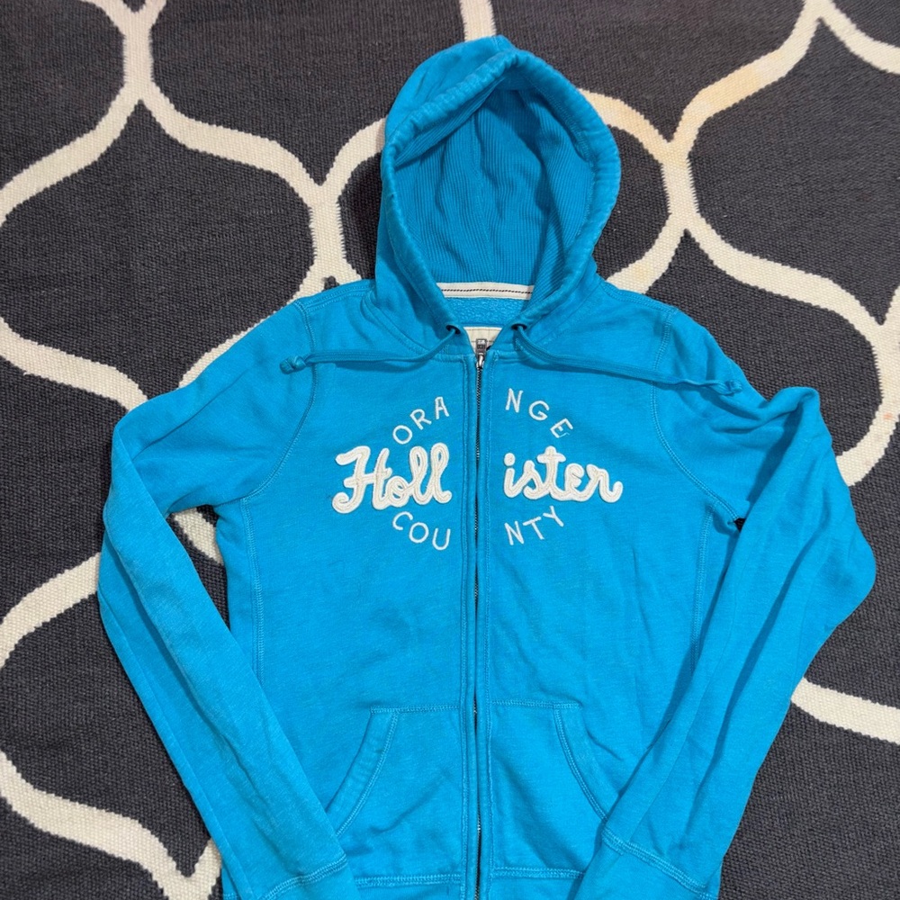 Hollister Teal Hoodie
